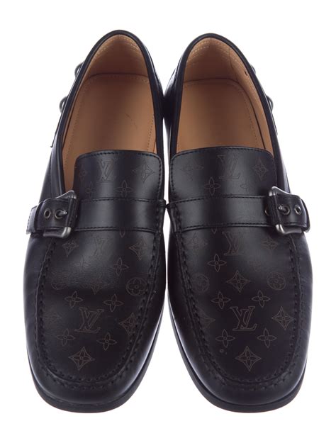 louis vuitton men's leather buckle strap loafer shoes|LV Resort Loafer .